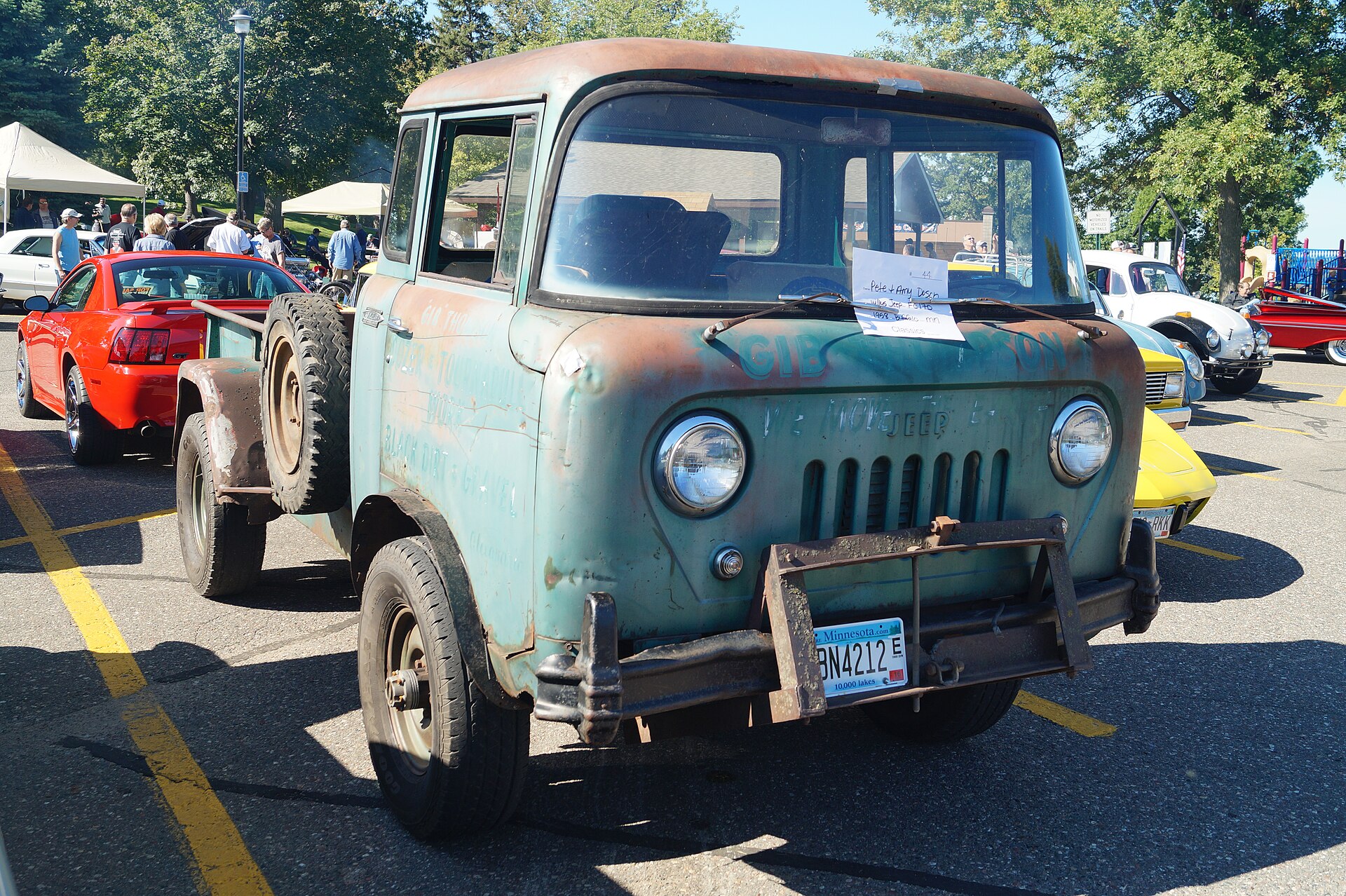 A 1958 Willys Jeep FC-170 Forward Control truck